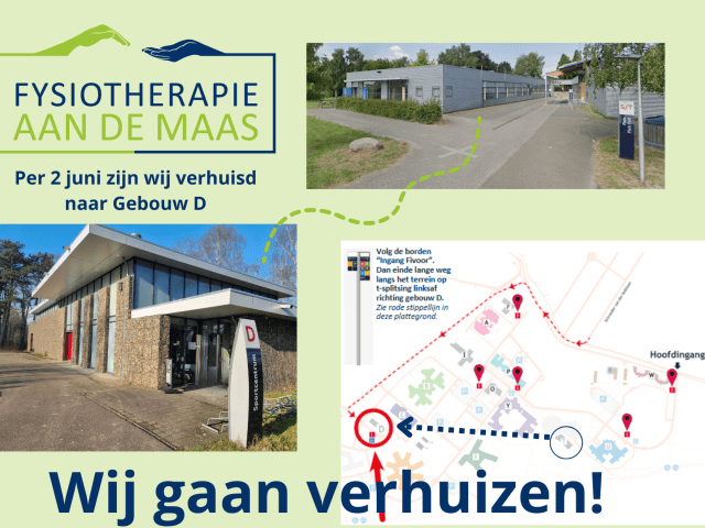 Verhuizen Fysiotherapie Aan de Maas in Poortugaal
